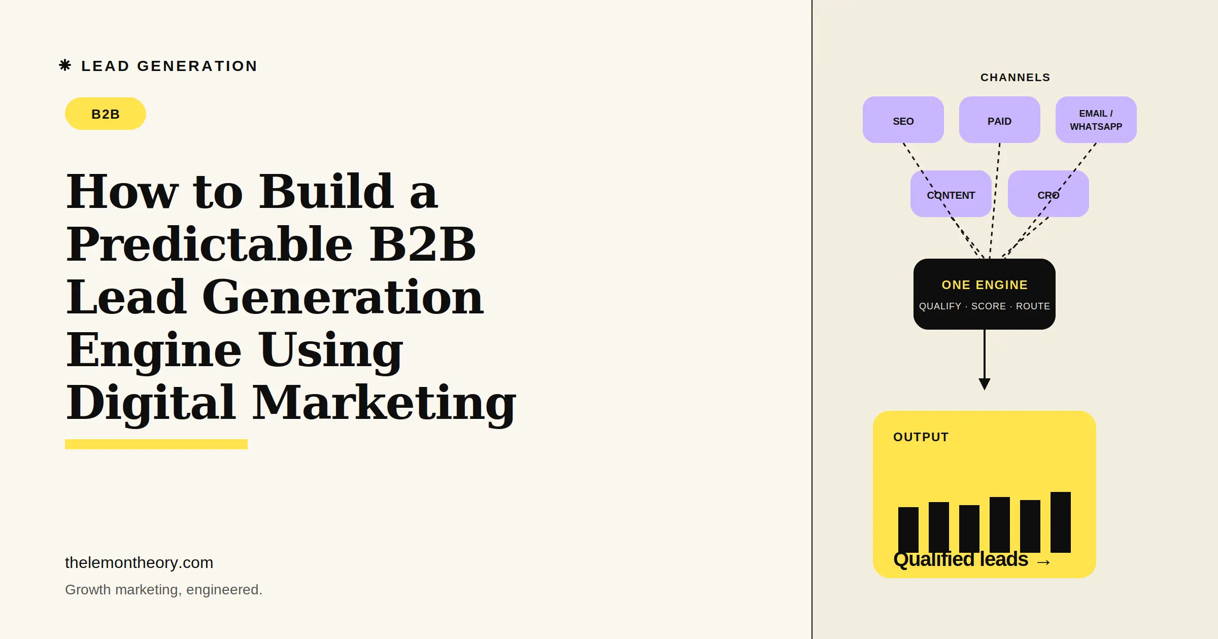How to Build a Predictable B2B Lead Generation Engine Using Digital Marketing